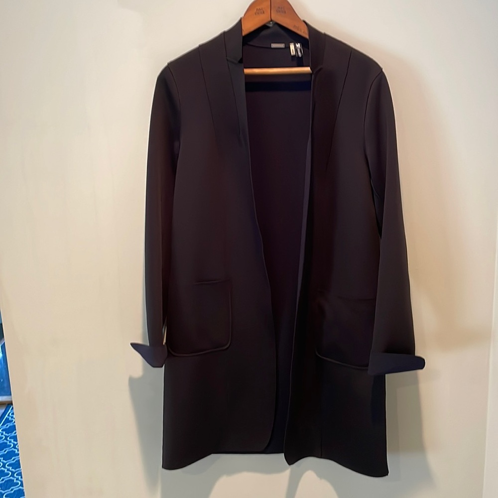 Elie Tahari Open-Front Long Sleeve Jacket